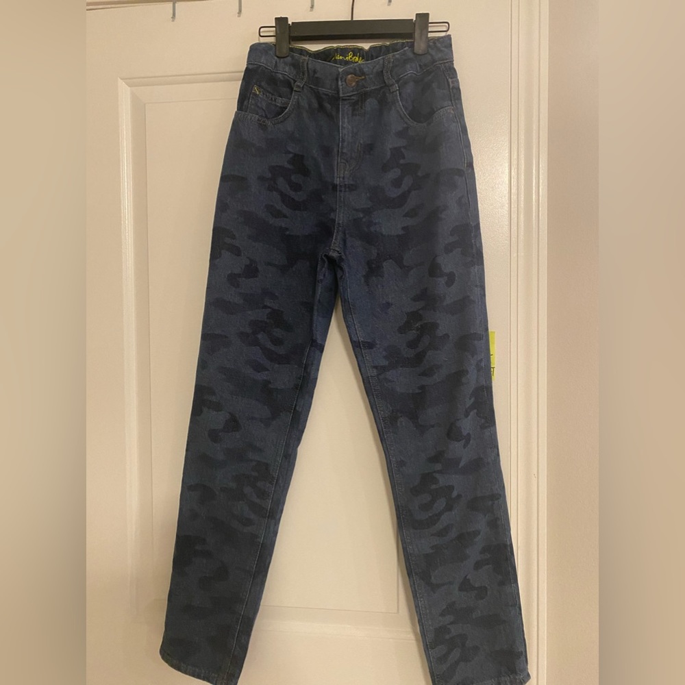 Mini Boys Camo Jeans Size 14 EUC